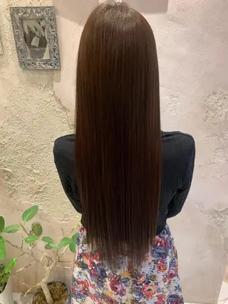 ロング レイヤーカット/ 顔周り 五島巨幹のヘアスタイル