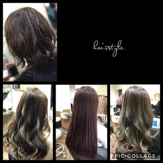 ロング カラー ヘアサロンオスカー 岸和田蛸地蔵店のヘアスタイル