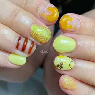 ミディアム ネイル richeri beautyのネイルデザイン