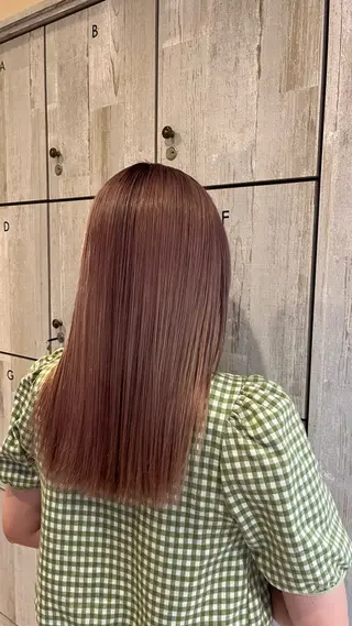 セミロング カラー カラー/韓国レイヤー /ブリーチ/hinaのヘアスタイル