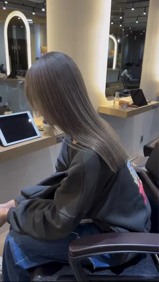 ロング カラー レイヤーカット/ ブリーチカラー/雅人のヘアスタイル