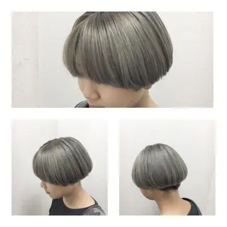 ショート カラー JILBLAN京都 ショート/ハイライトのヘアスタイル