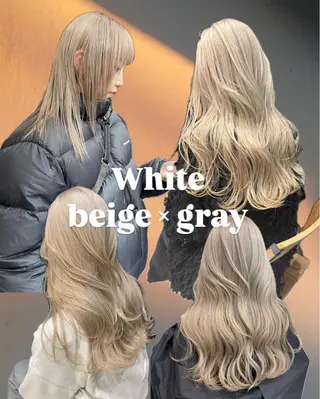 ロング 🫧ハイライトカラー 🫧 𝓜𝓘𝓤のヘアスタイル