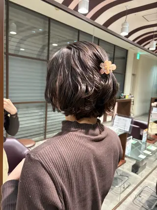 カラー LaBless あべのキューズモール所属・ヘアセット/艶カラー /まつげパーマ/りおのヘアスタイル