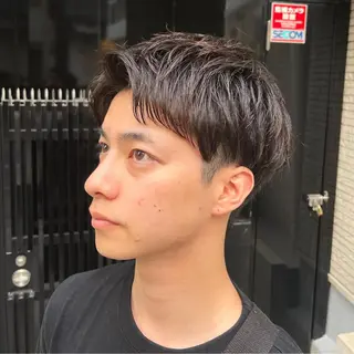 ショート メンズ CARE SHINSAIBASHI所属・縮毛・酸性ストレート 特化のヘアスタイル