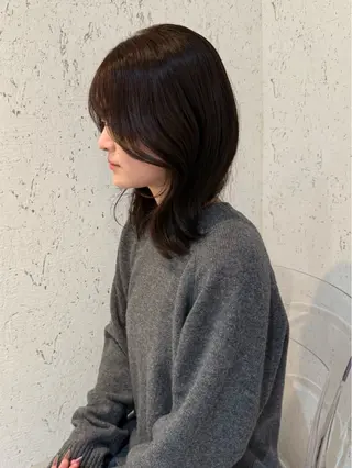 ミディアム カラー mai / linoah˚✧のヘアスタイル