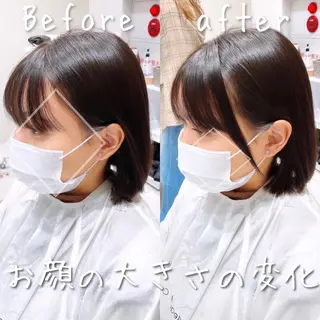 ミディアム 韓国くびれレイヤー 🇰🇷はづきのヘアスタイル