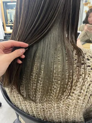 ロング カラー nishihama nanaのヘアスタイル