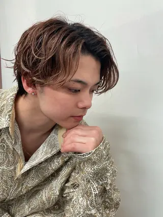 カラー パーマ メンズ 町田エリアＮｏ．１/ パーマ特化/太田京希のヘアスタイル