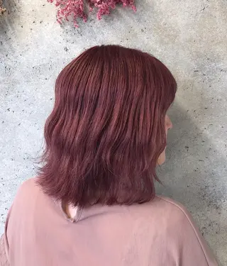 ミディアム カラー wakana 【ブリーチカラー】のヘアスタイル