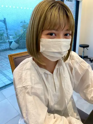 ミディアム カラー Tomoka🐶🌟 似合わせカット✂︎のヘアスタイル