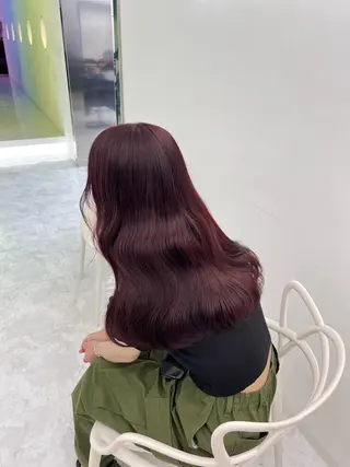 ロング カラー ヘアアレンジ ブリーチなし透明感 カラー/MISANOのヘアスタイル