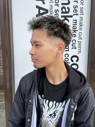 ショート カラー メンズ grAt所属・森 真伊希のヘアスタイル