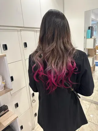 ロング カラー 波巻パーマ/毛流れ パーマ☘️りゅうせいのヘアスタイル