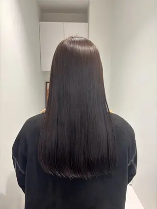 ロング リン🔔ボブ cut ベージュカラー🤎のヘアスタイル