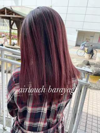 セミロング カラー Che'ri所属・海外レイヤー/ レイヤーカット/和田のヘアスタイル