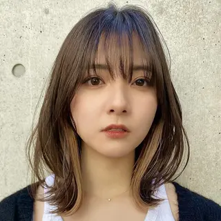 セミロング ヘアアレンジ fifth Tokyo所属・fifth 石川 凪のヘアスタイル