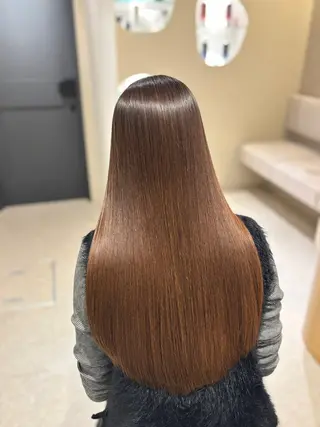 ロング カラー 篠崎 加奈のヘアスタイル
