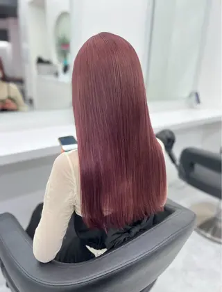 セミロング カラー 💖トレンドカラー ブリーチ💖りくのヘアスタイル