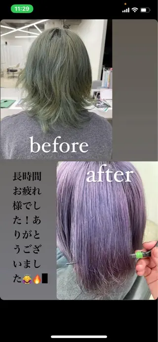 ミディアム 心斎橋/海外レイヤー 募集中三好玲奈のヘアスタイル