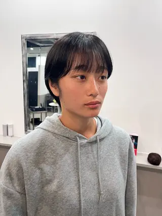 ショート カラー dogstar小林諒 レイヤー/パーマのヘアスタイル