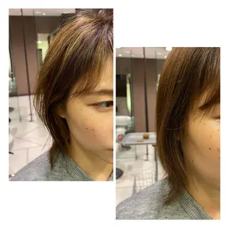 ミディアム 圧倒的美髪ストレート ツダケイタロウのヘアスタイル