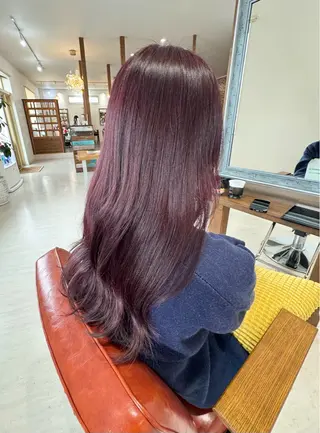 ロング カラー Salon de Qualia(サロンドクオリア)所属・ハイトーン/外国人風 カラー/メンズパーマのヘアスタイル