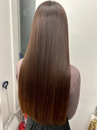 カラー ブリーチなしWカラー 透明感/美髪/ユウゴのヘアスタイル