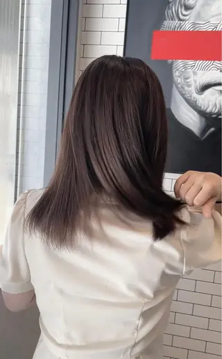 ミディアム カラー いなみね はるきのヘアスタイル