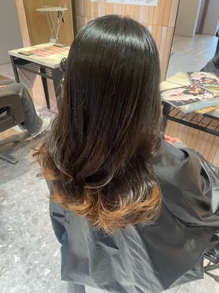 ロング カラー 髪質改善カラー🌈✨ 加藤 愛のヘアスタイル