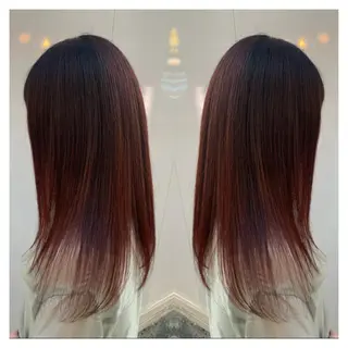 ロング カラー 村山 茉衣のヘアスタイル