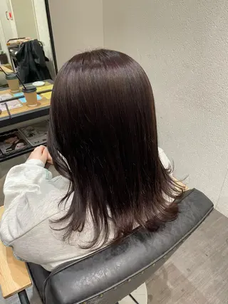 セミロング 片平 帆香のヘアスタイル