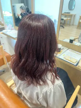 ミディアム カラー ERII /伏見・栄 カットモデル募集中!のヘアスタイル