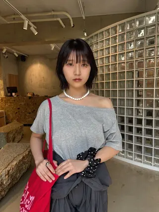 ショート リナ/名古屋/矢場町 カットモデルのヘアスタイル