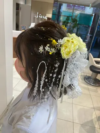 ミディアム ヘアアレンジ 【Sweep】おじま のぞみのヘアスタイル