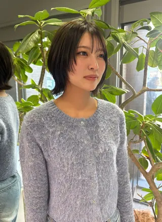 ショート カラー 🌟満足度No.1/ 似合わせ/AYA🌟のヘアスタイル