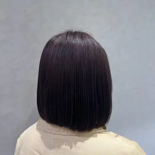 ミディアム ボブ／ストレート🎀 harukaのヘアスタイル