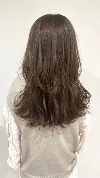 セミロング カラー Maison 寺尾拓朗のヘアスタイル