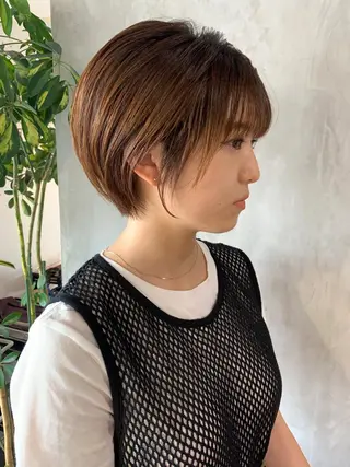 ショート SAKURA 原宿所属・なかの たくみのヘアスタイル
