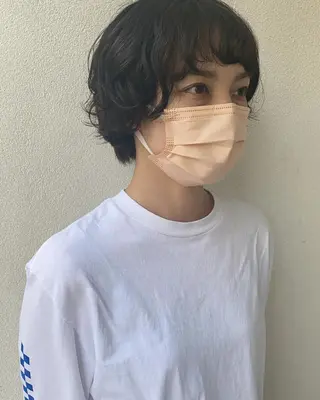 ショート パーマ 柔らかいcolor 🌿harukaのヘアスタイル