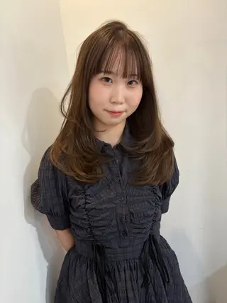 セミロング kanami/ 中崎町美容室のヘアスタイル