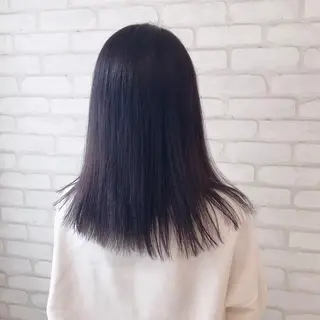ミディアム カラー abilita AZUSAのヘアスタイル