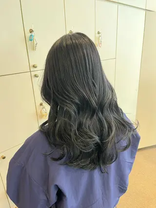 セミロング カラー すみす🎀ヘアメ/ 艶カラー/エクステのヘアスタイル