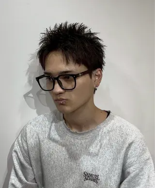 ショート メンズ 青木 真裟斗のヘアスタイル