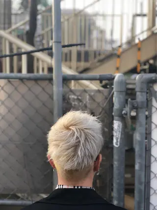 ショート カラー メンズ パルーザ代表👑 YUYAのヘアスタイル