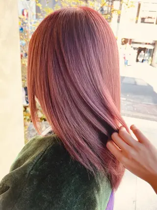 ミディアム カラー 学生人気no.1 🦋ナツミのヘアスタイル