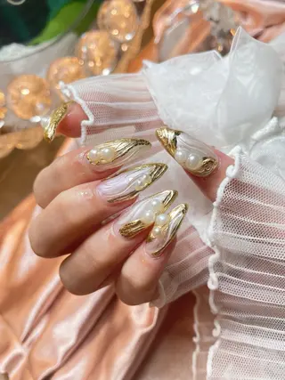 ネイル 23時まで❤︎韓国、 ワンホンネイルのネイルデザイン