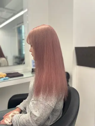 ロング カラー 💖ミルクティー💖 あかり💖のヘアスタイル