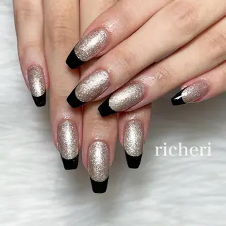 ミディアム ネイル richeri beautyのネイルデザイン
