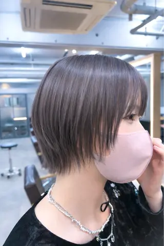 ショート カラー ハイトーン透明感/レ イヤー/ririkaのヘアスタイル